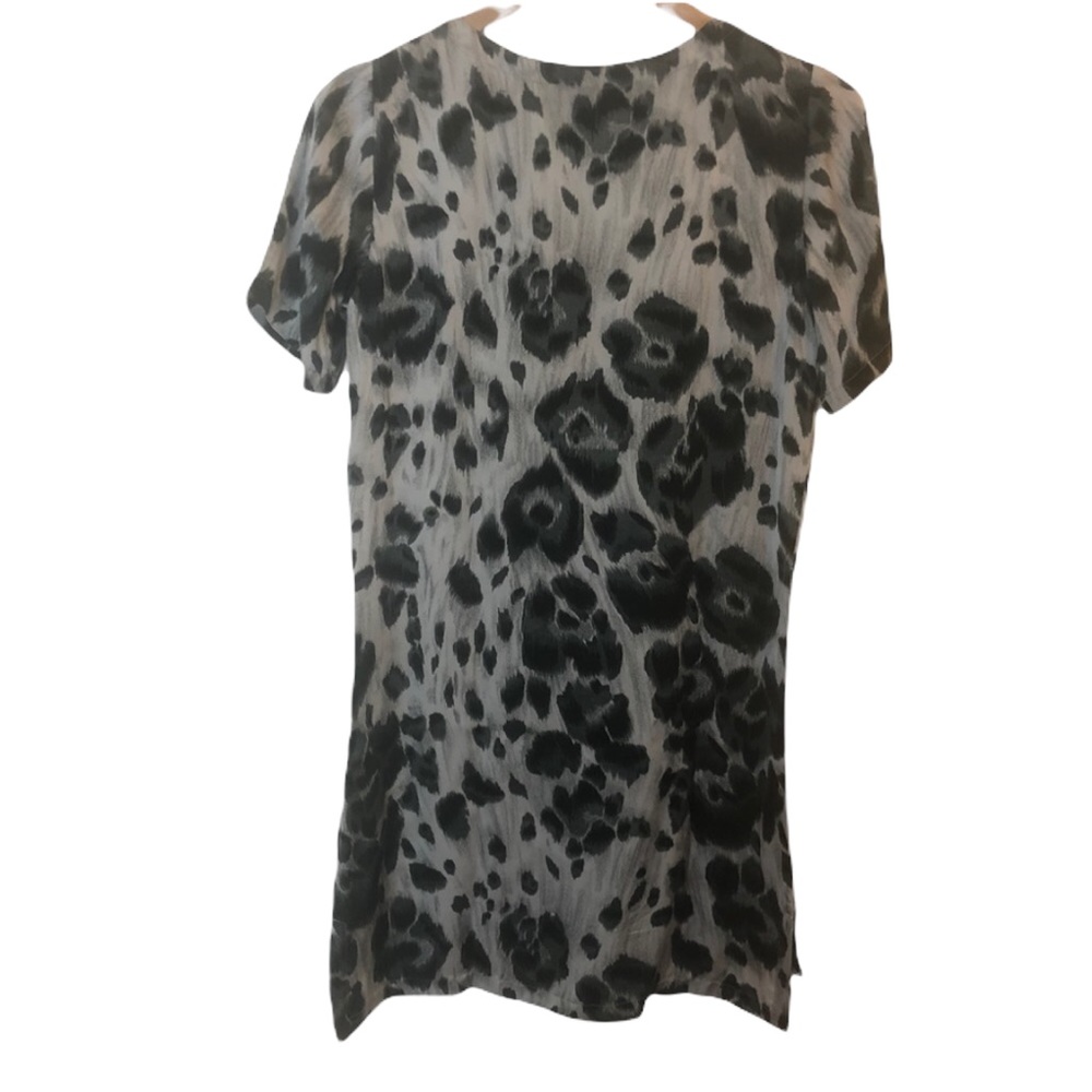 Stella McCartney Silk Snow Leopard Print